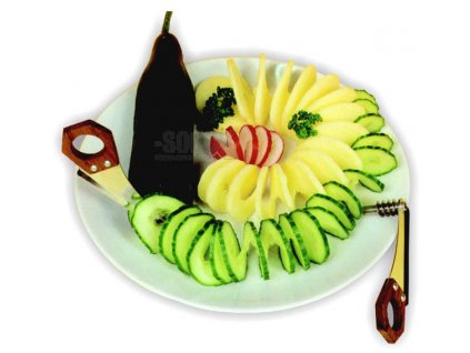 Spiral vegetable cutter