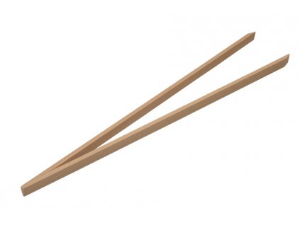 Wooden Grilling Tongs, 45 cm
