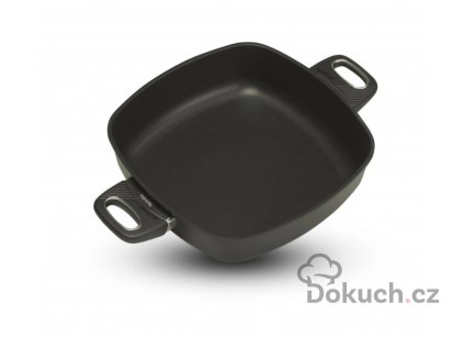 Gastrolux indukční pánev s nepřilnavým povrchem BIOTAN®. Zdravé vaření bez tuku, rychlý ohřev, dlouhá životnost a 25letá záruka na rovnost dna.Hranatá