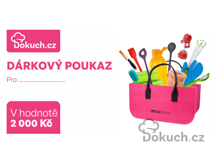 Dárkový poukaz DOKUCH.CZ V HODNOTĚ 2.000,-