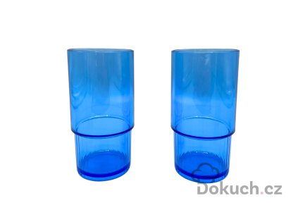 Poháry 400ml (modré, 2ks)