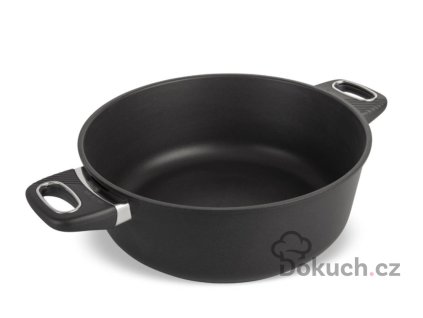 Indukční kastrol Gastrolux 4,5 l s nepřilnavým povrchem BIOTAN®. Vaření bez tuku, rychlý ohřev, snadné čištění a 25letá záruka na rovnost dna.