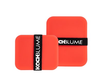 Stylové krabičky BEnto box z platinového silikonu se vzduchotěsným uzávěrem. Odolné, robustní a snadno čistitelné. Udrží jídlo déle čerstvé a bez pachů, červená3