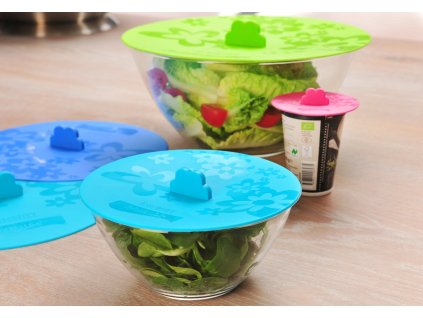 Silikonové víko Kochblume, FrischFIXX přichtí se podtlakem, BPA free, obrazek