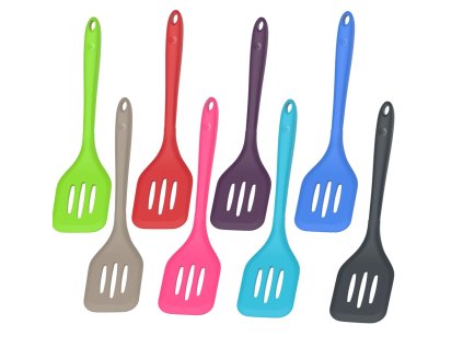 Praktická Kochblume  obracečka s třemi drážkami pro lepší kontrolu a flexibilitu. Snadno vsune pod jídlo a perfektně otočí palačinky i lívance., barvy