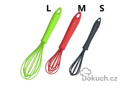 Silikonová metla kochblume - tři velikosti, porovnání