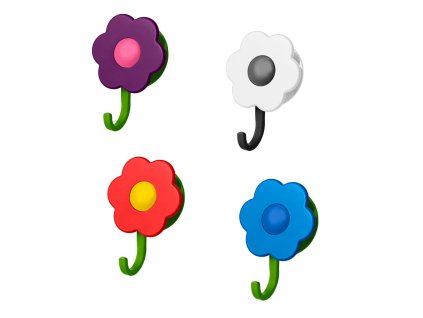 Kochblume háček na stěnu Květina, barvy háčků - květina