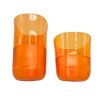 Oranžové pohárky tupperware