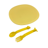 Set Medvídek PÚ talíř klasik + příbor