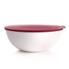 Allegra 5l, červeno bílá mísa na servírování