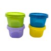 4 barvy vzduchovodotěsné nádoby tupperware - štaflík