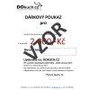 Dárkový poukaz vzor 2000