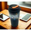 Thermo hrnek na kávu, marvel, pro muže černý