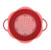 Kochblume, skládací síto, cedník skládací, do kuchyně,červené2