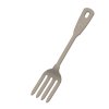 Kuchyňská vidlička Kochblume z BPA-free silikonu s nerezovým jádrem. Stylový retro design, odolnost do 260 °C, šetrná k nádobí a vhodná do myčkyšedá