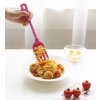 Kuchyňská vidlička Kochblume z BPA-free silikonu s nerezovým jádrem. Stylový retro design, odolnost do 260 °C, šetrná k nádobí a vhodná do myčkyšpagety