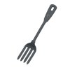 Kuchyňská vidlička Kochblume z BPA-free silikonu s nerezovým jádrem. Stylový retro design, odolnost do 260 °C, šetrná k nádobí a vhodná do myčkyantracit