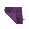 Mikrovláknové utěrky Kochblume 30×30 cm – profesionální, extra savé a jemné. Oboustranný vysoký vlas, ideální pro domácnost i péči o auto, fialová