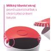 Set kulatých dóz "1 klik" (4ks) průřez víka