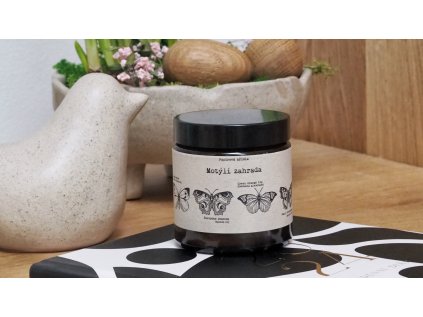 Svíčka "Motýlí zahrada"