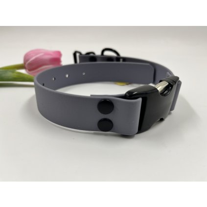 KLIK obojek pro psa Standard 2.5 cm šedý