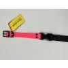 KLIK obojek pro psa Standard 2.5 cm černá & neon růžová 40-48cm