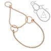 half choke show collar 3mm rose gold 4131 l