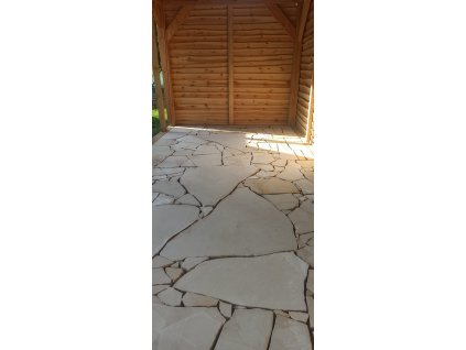 Pískovec řezaná dlažba Dolfi Mix 3 cm