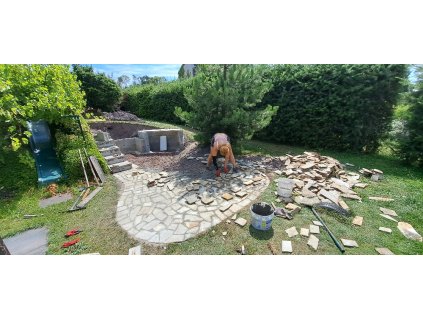 Rula zlato-bílá malá