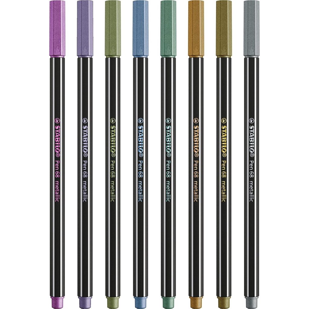 STABILO Pen 68 Metallic 8 barev