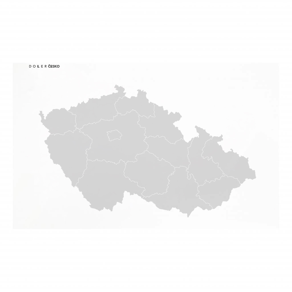 DOLLER Karta Mapa Česka
