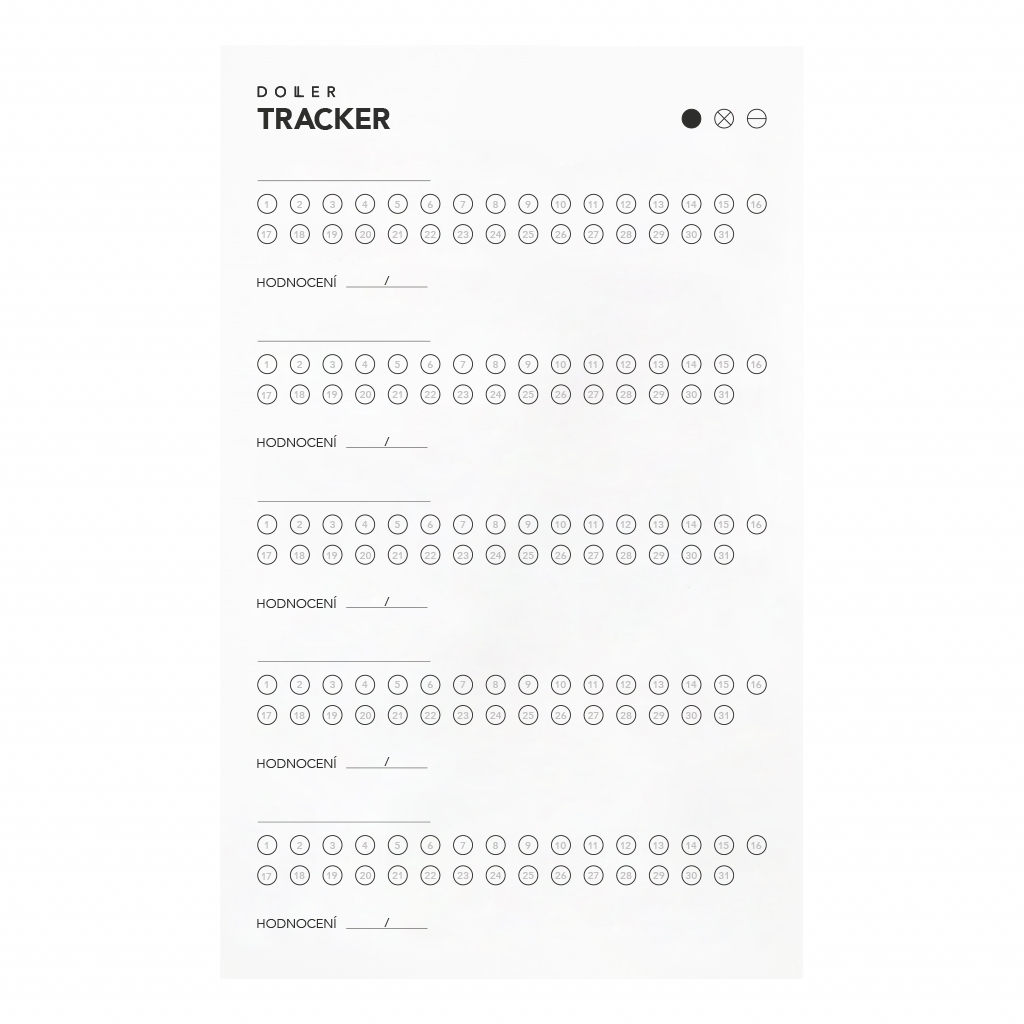 DOLLER Karta Tracker Množství karet v balení: 1 ks
