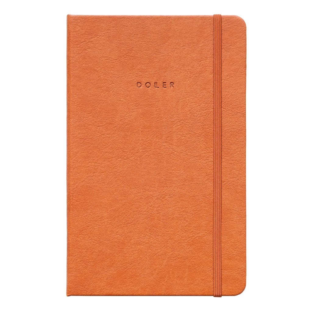 DOLLER Diář 12 klasik nedatovaný motivační / hnědý CZE