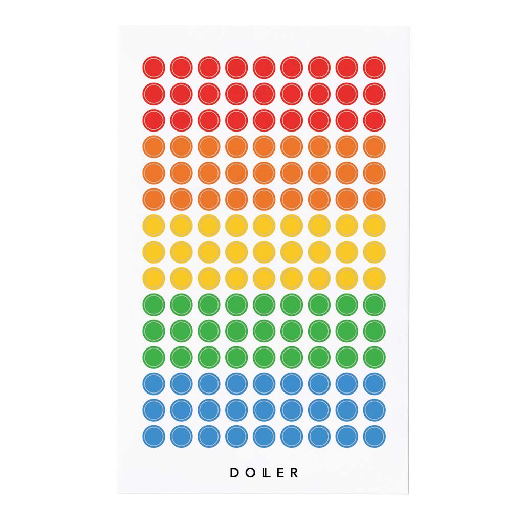 DOLLER Samolepky BARVY