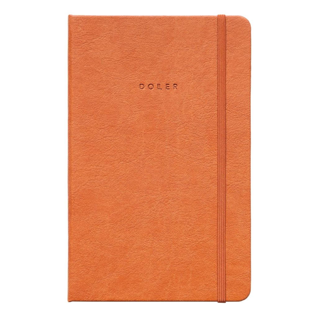 DOLLER Diář 12 horizontální nedatovaný motivační / hnědý CZE