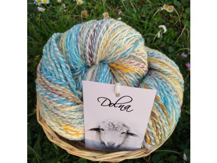 Merino ručně barvené a předené