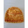 Čepice - merino / oranžová