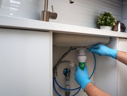 under sink installation