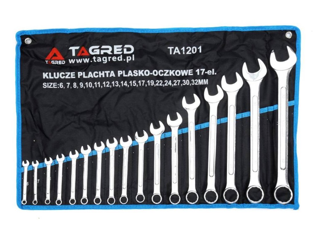 Očkoploché klíče 6 32mm, sada 17 ks, Tagred TA1201 11