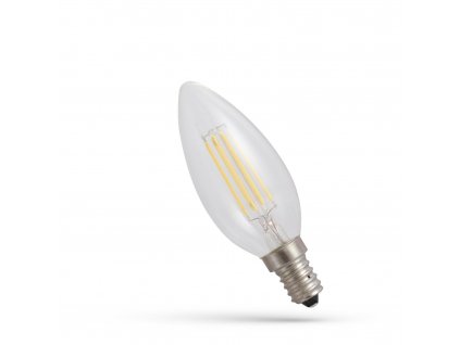 LED žárovka svíce E 14 230V 6W COG teplá bílá, SPECTRUM WOJ14387