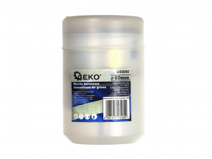 26156 korunkovy vrtak diamantovy na dlazdice 60mm geko g65060