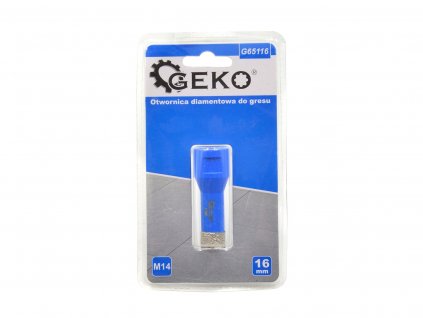 26234 korunkovy vrtak diamantovy do kameniny 16mm m14 geko g65116
