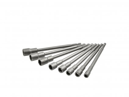 26722 klice nastrcne do vrtacky prodlouzene magneticke sada 8ks 6 13mm geko g15009