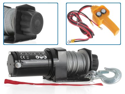 27639 elektricky lanovy navijak 12v 907kg 2000lb geko g81701
