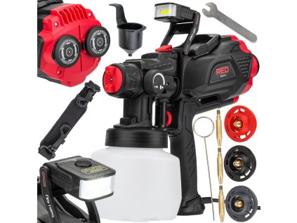 Elektrická stříkací pistole 650 W, RED TECHNIC RTPDM0020 1
