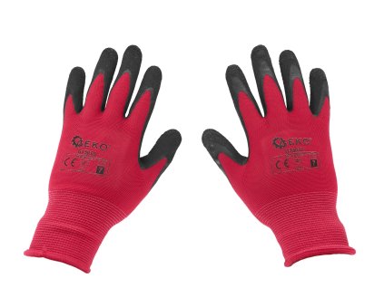 29697 pracovni rukavice vel 7 ruzove geko g75010