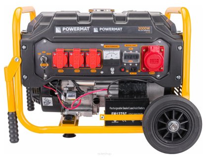 Benzínová elektrocentrála PM AGR 3000MNKE 3000 W, Powermat PM1196 1