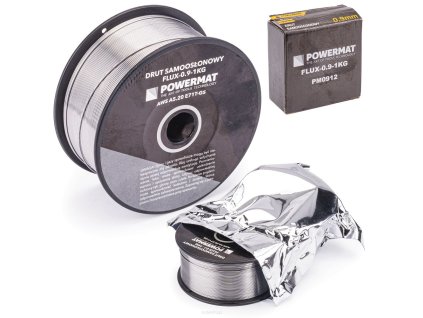 Svářecí drát 0,9mm 1kg FLUX 0.9 1KG, Powermat PM0912 1