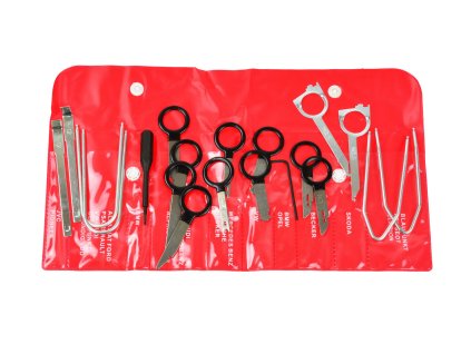 30624 sada pripravku pro demontaz autoradii a autonavigaci 20ks geko g02705