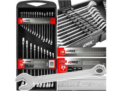 Očkoploché klíče 25 ks 6 32mm Premium Line, Verke V35337 1
